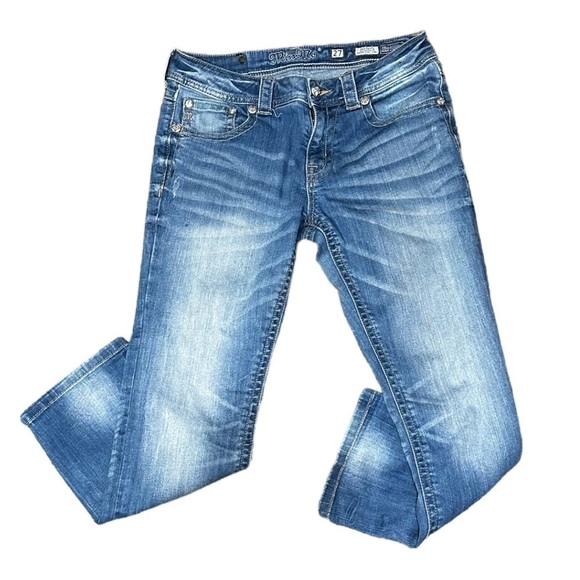 Miss Me Boyfriend Capri Denim Jeans Size 27 Style JB5547P2 - Picture 2 of 6